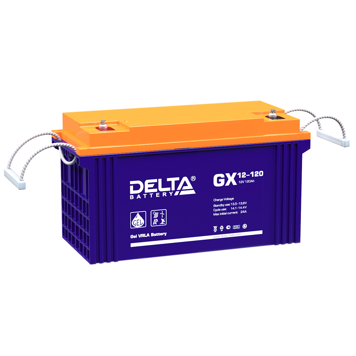 Аккумулятор DELTA GX 12-120 Xpert, 12В, 120Ач