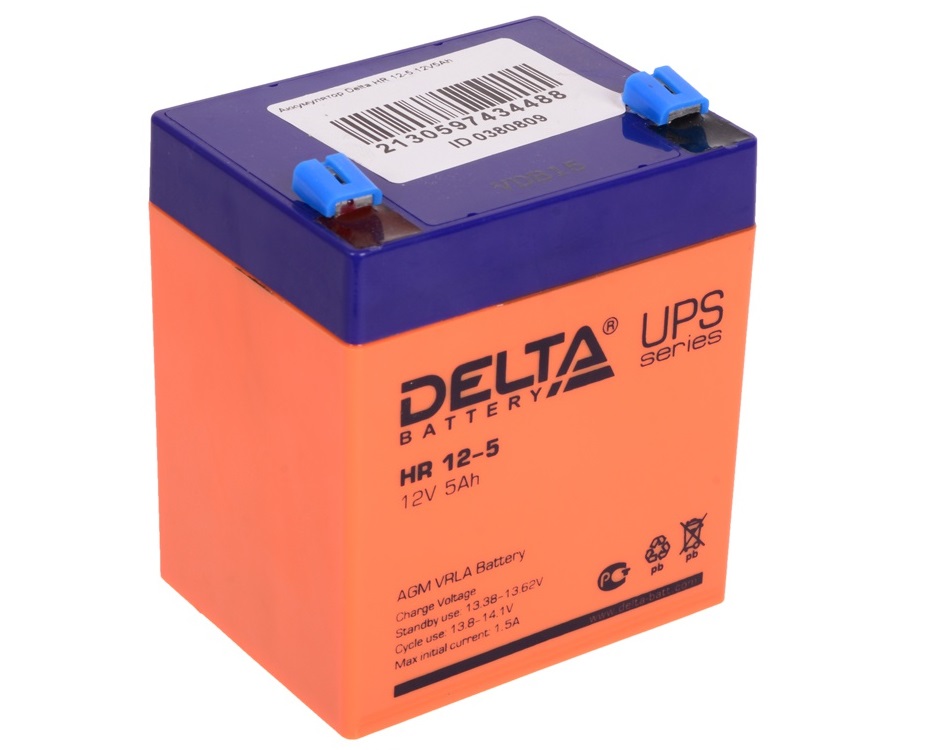 Аккумулятор Delta HR 12-5, 12В, 5Ач