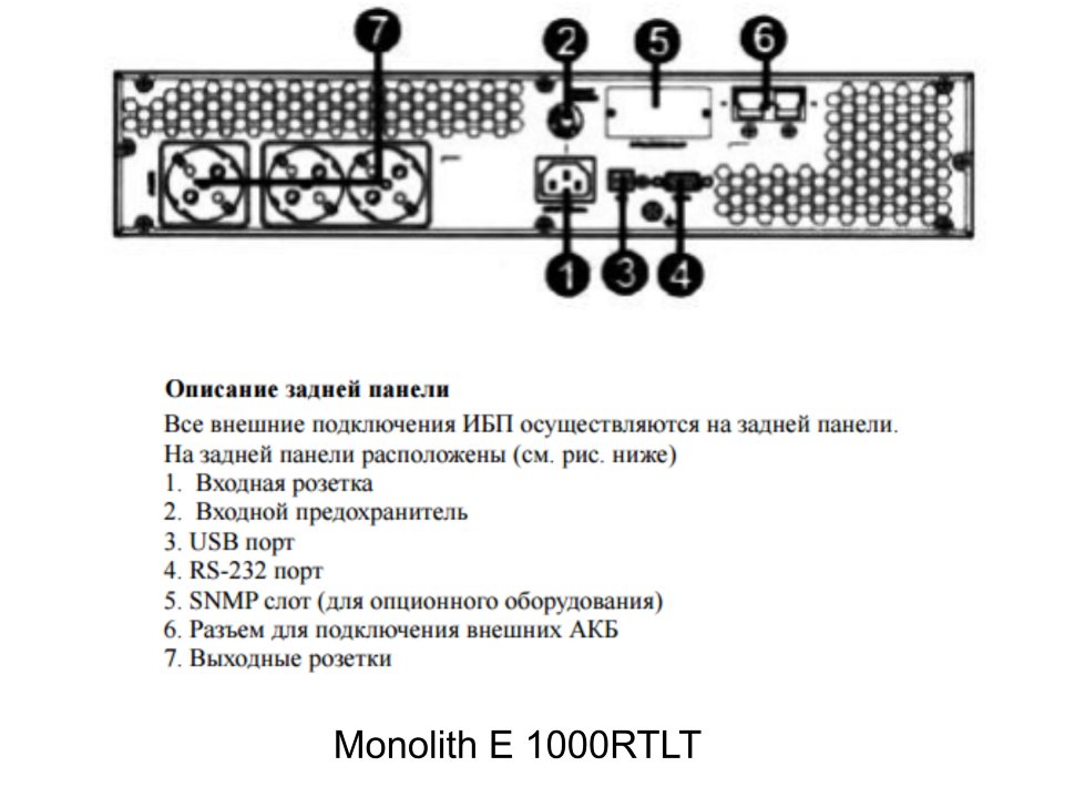 ИБП ELTENA Monolith E1000RTLT