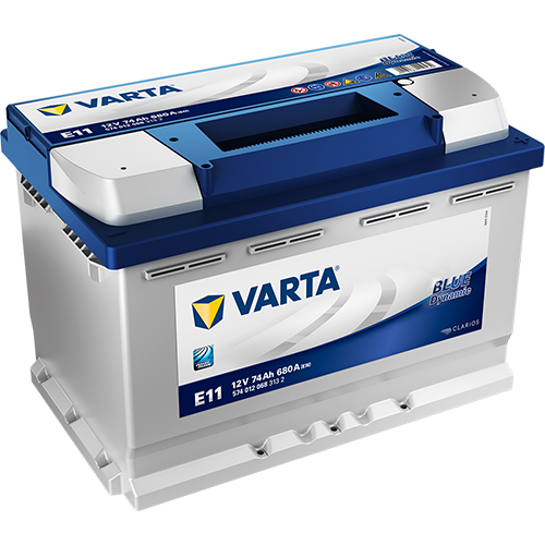 Автомобильный аккумулятор VARTA Blue Dynamic 574012 E11, 74Ач, 680 EN, евро., обр.