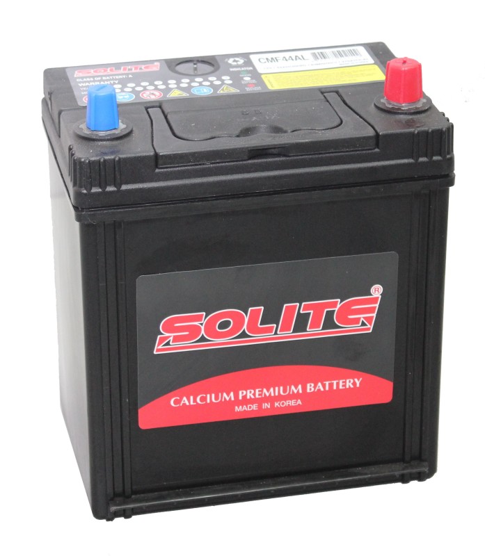 Автомобильный аккумулятор Solite CMF 44B19R, 40Ач, 350 EN, азия, прям.
