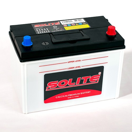 Автомобильный аккумулятор Solite CMF 115D31L, 95Ач, 750 EN, азия, обр.
