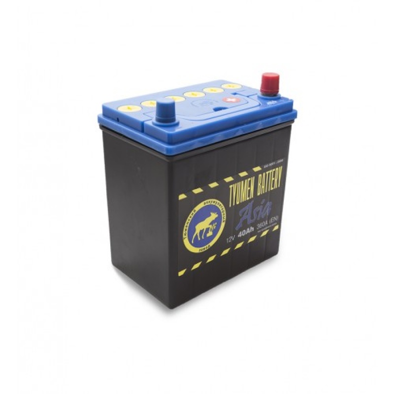 Автомобильный аккумулятор Tyumen Battery 6ст-40L ASIA, 40Ач, 360 EN, азия, обр.