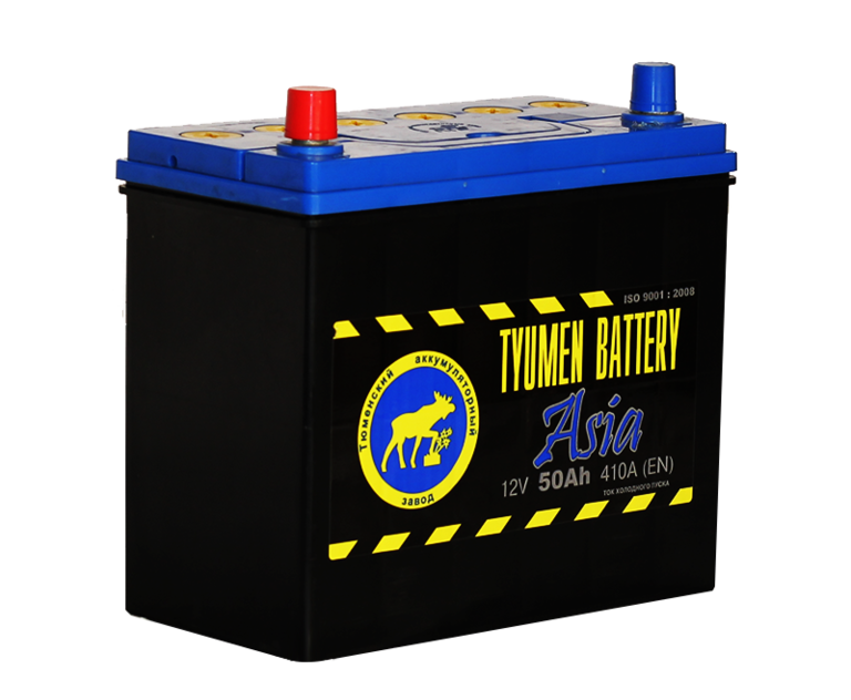 Автомобильный аккумулятор Tyumen Battery 6ст-50L ASIA, 50Ач, 440 EN, азия, прям.