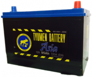 Автомобильный аккумулятор Tyumen Battery 6ст-95L ASIA, 95Ач, 750 EN, азия, прям.