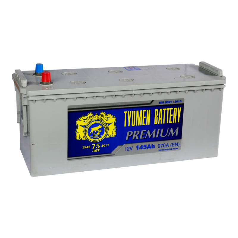Автомобильный аккумулятор Tyumen Battery 6ст-145L Premium, 145Ач, 1020 EN, евро., обр.