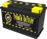 Автомобильный аккумулятор Tyumen Battery 6ст-90L Standard, 90Ач, 720 EN, евро., обр.