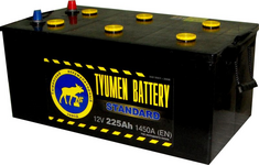 Автомобильный аккумулятор Tyumen Battery 6ст-225L Standard, 225Ач, 1500 EN, болт, прям.