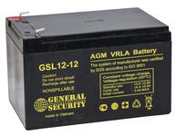 Аккумулятор GENERAL SECURITY GSL 12-12, 12В, 12Ач