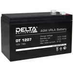 Аккумулятор Delta DT 1207, 12В, 7Ач