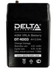 Аккумулятор Delta DT 4003, 4В, 0,3Ач