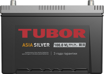 Автомобильный аккумулятор TUBOR Asia Silver 6СТ-100.0 VL (D31), 100Ач, 850 EN, азия, прям.