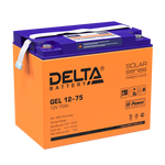 Аккумулятор DELTA GEL 12-75, 12В, 75Ач