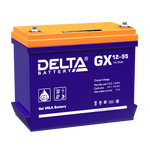 Аккумулятор DELTA GX 12-55 Xpert, 12В, 55Ач